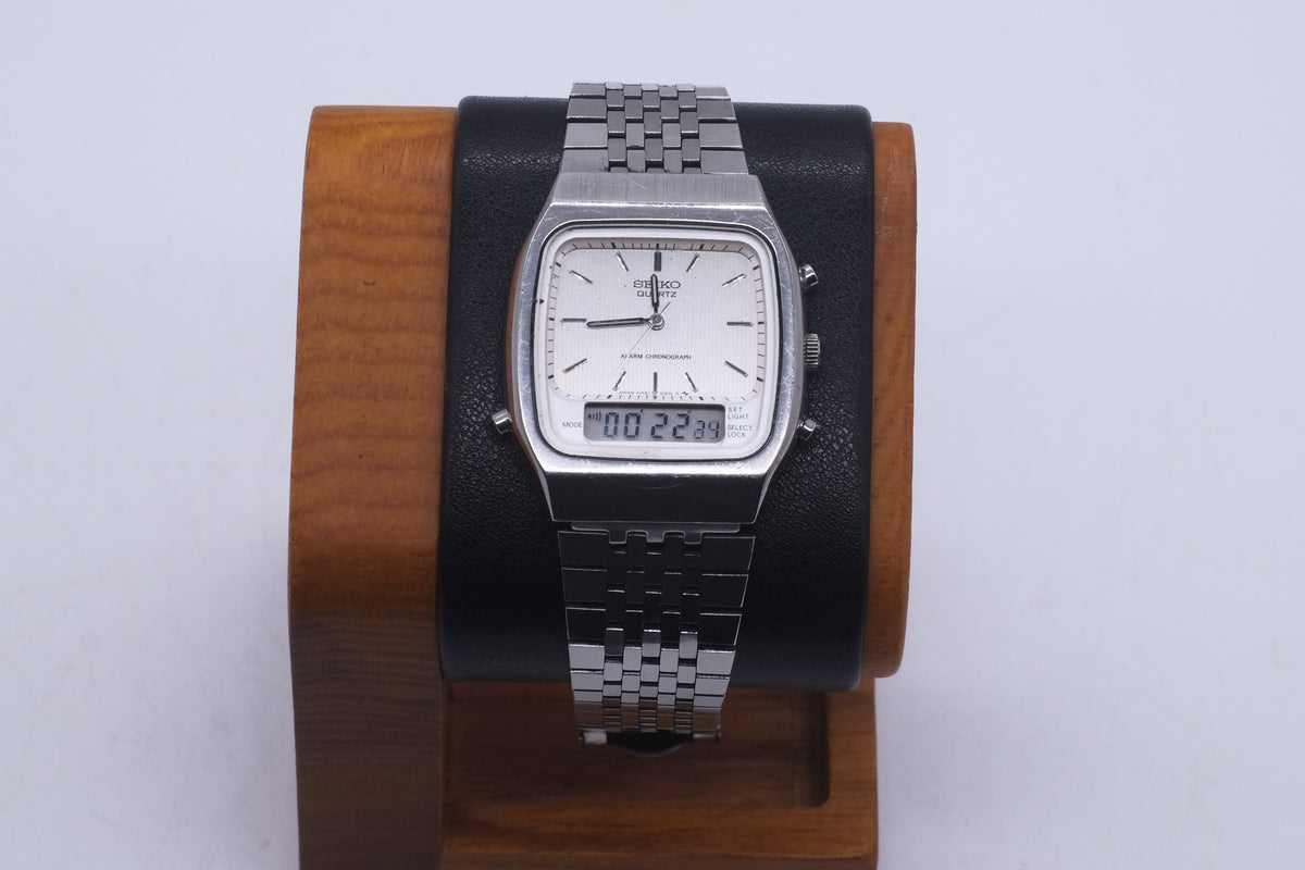 * VGC * Mens Seiko H461-50OA Ana Digi Wristwatch