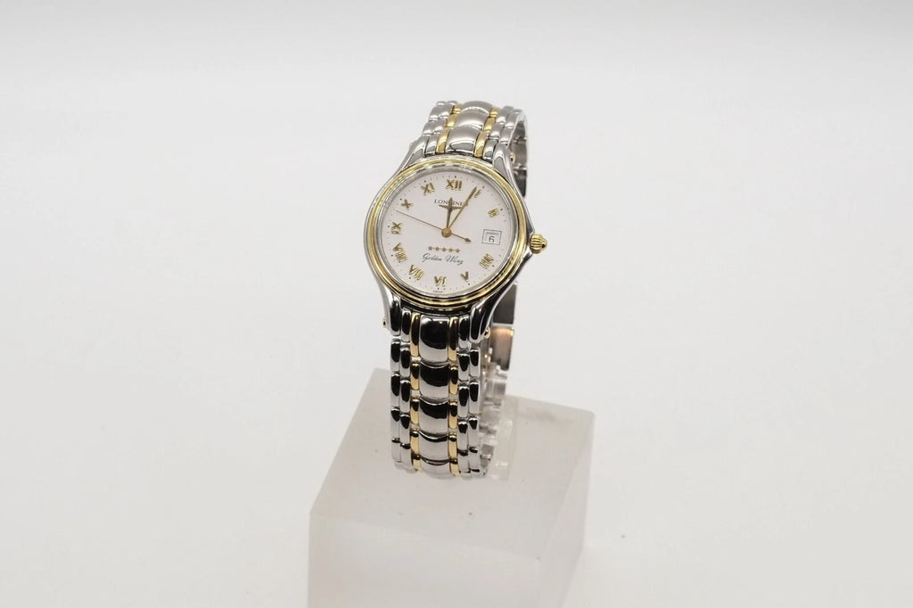 Serviced Longines Men's Golden Wing Quartz Wristwatch L3.606.5 * Warranty