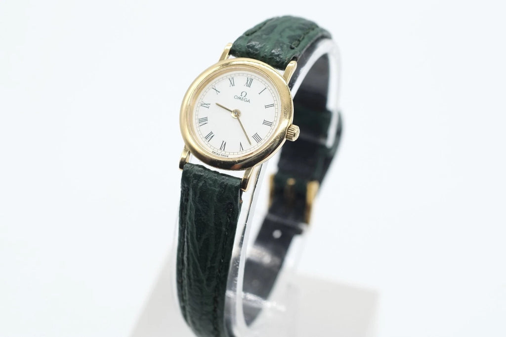 Ladies 1986 Omega De Ville 595.0097.2 Quartz Watch * Warranty