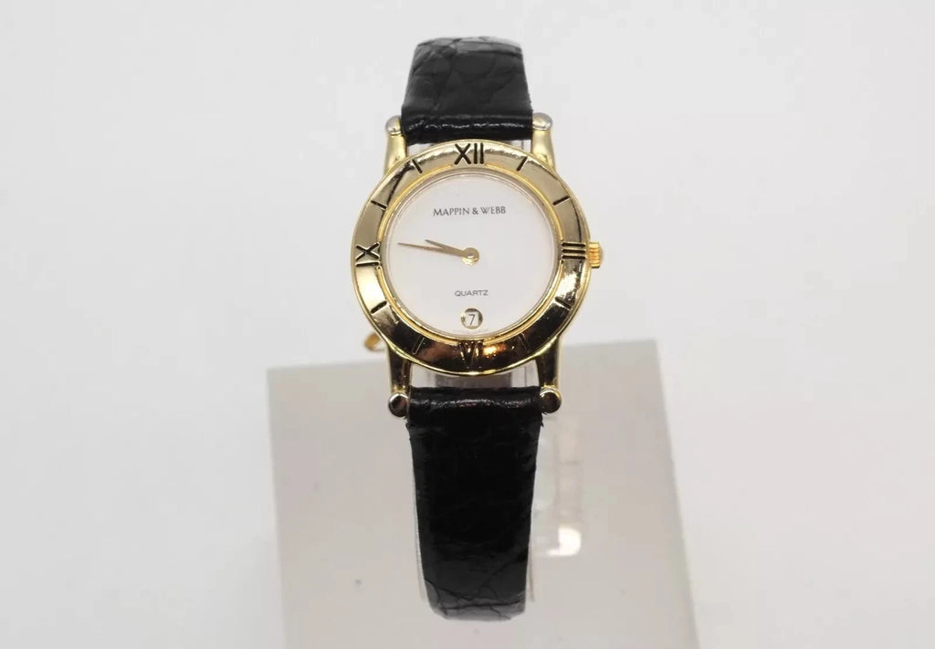 Serviced Mappin & Webb Gold Tone Watch Quartz * Warranty