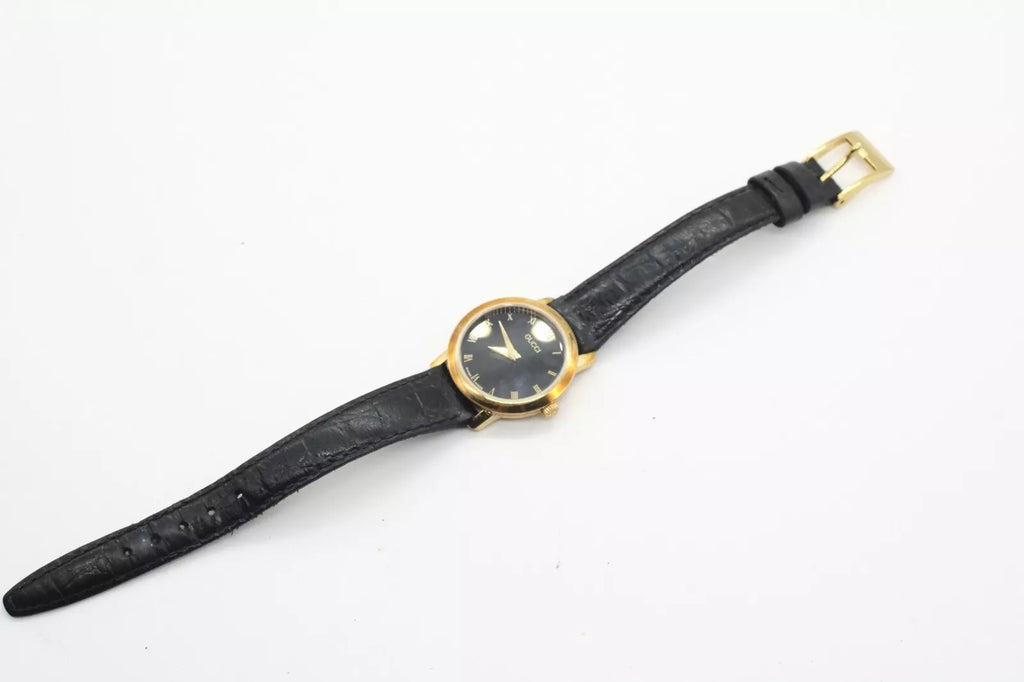 Ladies Vintage Gucci 2200L * Black Dial Quartz Watch