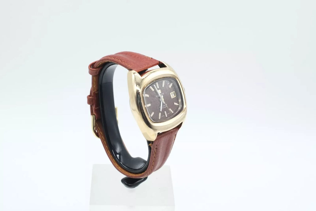 Tissot Actualis Autolup 82800-1 * Hand Wind * Gold Plated *