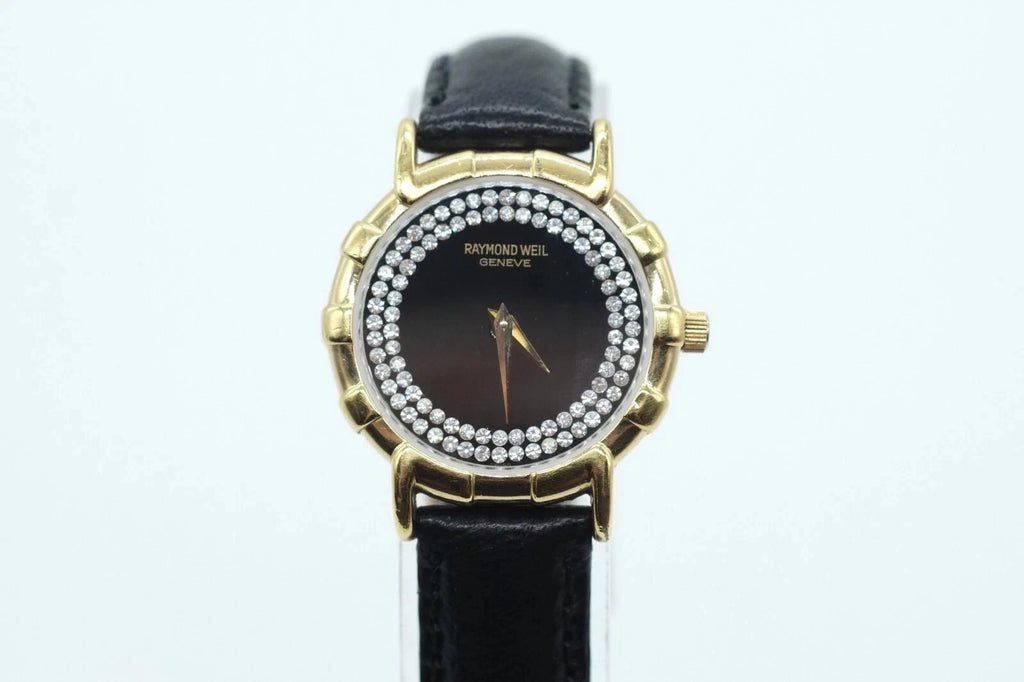 Raymond Weil 3741 18k Gold Plated Diamond Dial Ladies Watch