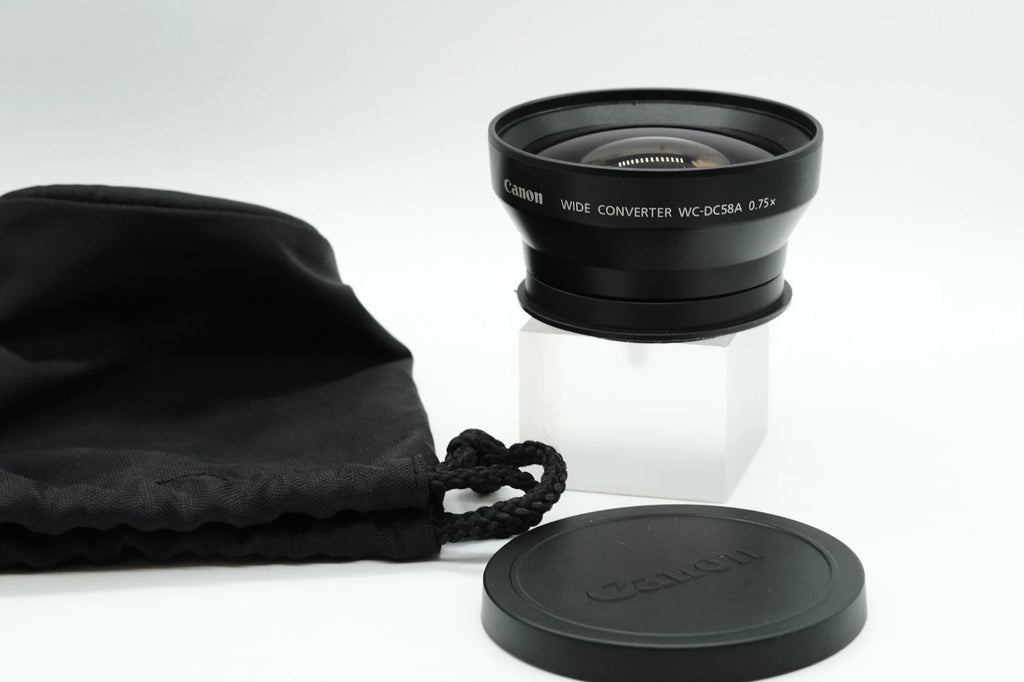 Canon Converters  WC-DC58A 0.75x + TC-DC58A 1.5x + TC-DC58N 1.75X + Lens Adapter LA-DC58C & Filter Adapter FA-DC58B + Conversion Lens Adapter LA-DC58E